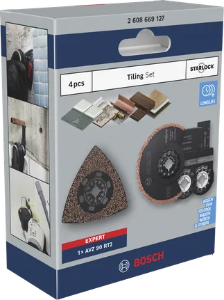 „Bosch“ plytelių klojimo rinkinys, 4 dalys.